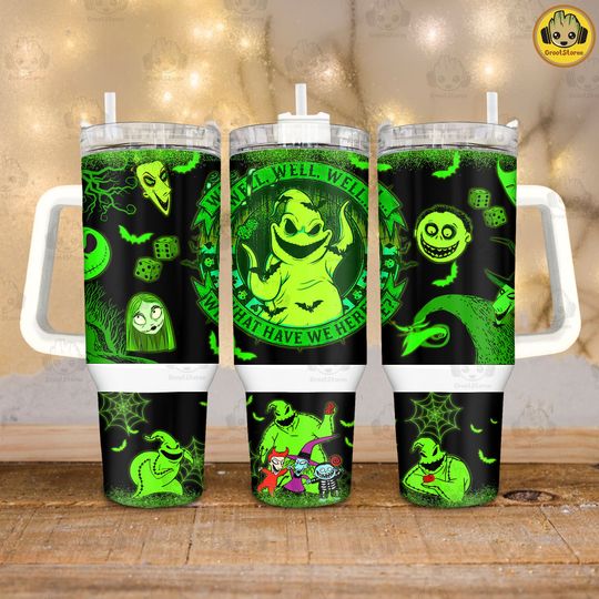 Discover Horror Halloween 40 oz Quencher Tumbler Sublimation Design, Nightmare Coffee 40oz Tumbler Designs