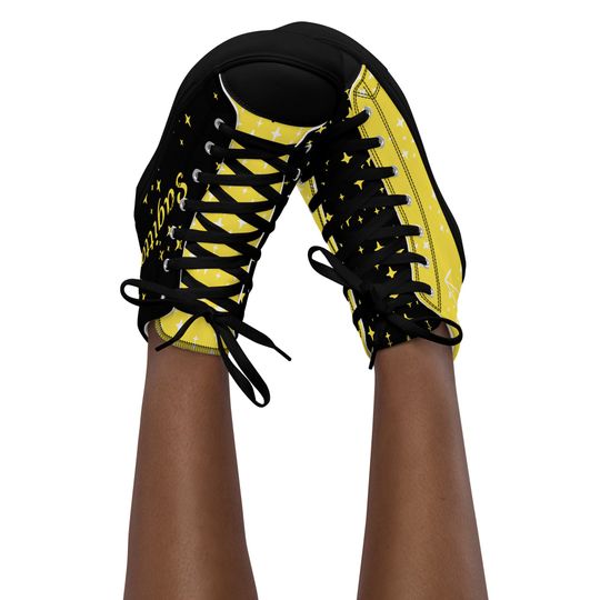 Discover Sagittarius Topaz Womens High Top Canvas Shoes