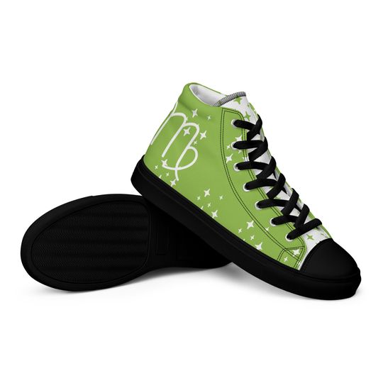 Discover Virgo Peridot Mens High Top Canvas Shoes