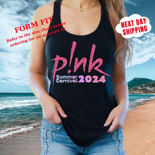 Discover Pink concert Tank Top, Summer Carnival 2024 Tour Tshirt Concert t shirt Summer Carnival tour 2024, P!nk T-shirt,Trustfall album