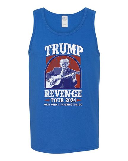 Trump Revenge Tour 2024 Oval Office, 2024 Election, Conservative Shirt, Republican Gifts, Political Mens Tank Top