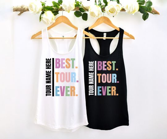 Discover Custom Tour Women's Tank Tops,, Custom Concert Tour Tank, Custom Family Tour Tank, Custom Friends Tour Tank