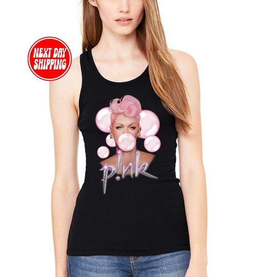 Discover Pink Tour Tshirt, Concert Tank Top For The Summer Carnival Tour 2024, Concert P!nk T-shirt,  Trustfall Album Shirt Tank Tee
