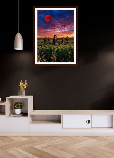 Halloween Canvas |Spooky Decor |Halloween Lover Gift |Halloween Wall Print