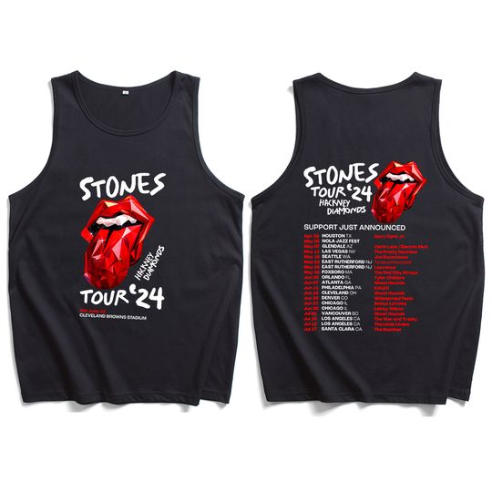 Rolling-Stones World Tour 2024 Tank Tops