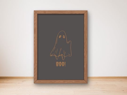 Halloween digital art | Halloween poster | Halloween decor | Halloween Ghost