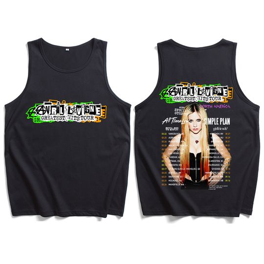 Discover Avril Lavigne Tour 2024 Tank Tops