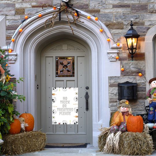 Discover No Trick Or Treaters Poster, Not participating halloween, halloween poster