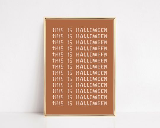 Discover halloween decor | this is halloween sign | halloween wall art | halloween printable