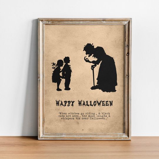 Discover HAPPY HALLOWEEN PRINTABLE, Halloween Poster, Halloween Decor, Halloween Party Sign