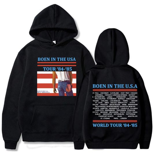 Born in The Usa Bruce Springsteen E Street Band Merch Hoodies