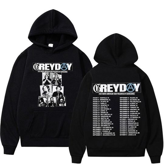 Rock Band Suicideboys - Grey Day 2024 Tour Hoodies