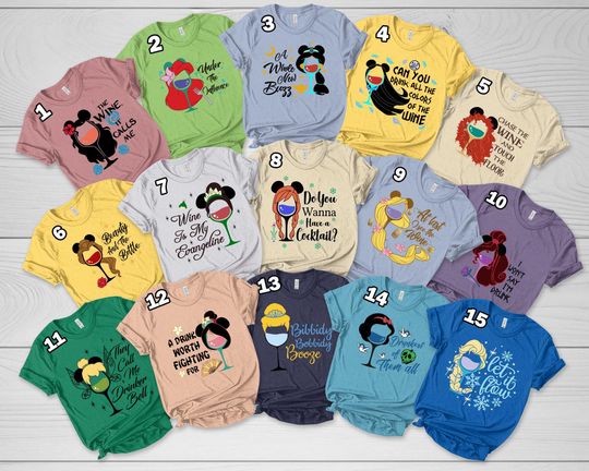 Personalized Inside Out 2 Characters Halloween Shirt, Disney Anxiety Ennui Joy Fear Witch Skeleton Tee