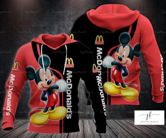 Discover McDonald Hoodie, McDonald Mickey Hoodie, McDonald Shirt, McDonald Shirt, Fast Food Hoodie, McDonalds Lover Gifts