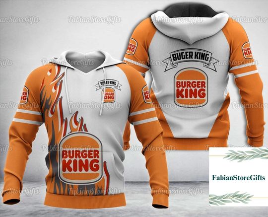 Halloween Burger King Hoodie, Mens Hoodie, 3D All Over Printed Hoodie