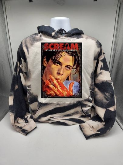 Discover Horror halloween character hoodie sublimated tie dye