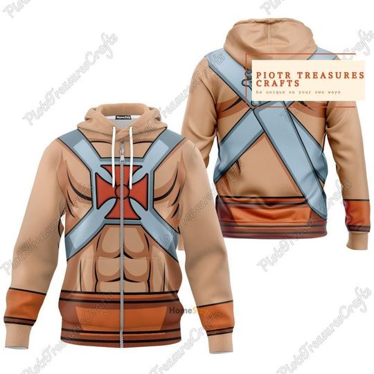 Master Of The Universe He Man Hoodie, 3D He Man Movie Adult Hoodie