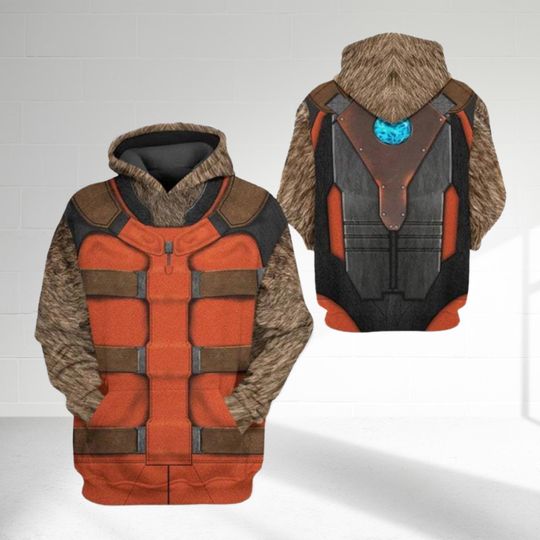 Guardian Of The Galaxy Costume Hoodie, Rocket Raccoon Cosplay Costume Hoodie