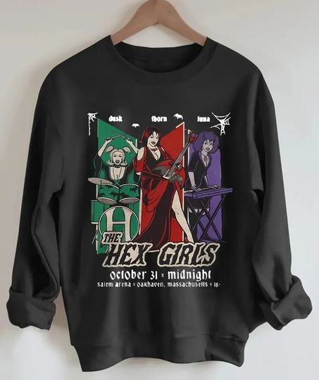 Discover Back To Your 90s Childhood With The Hex Girls Rock Band Sweatshirt