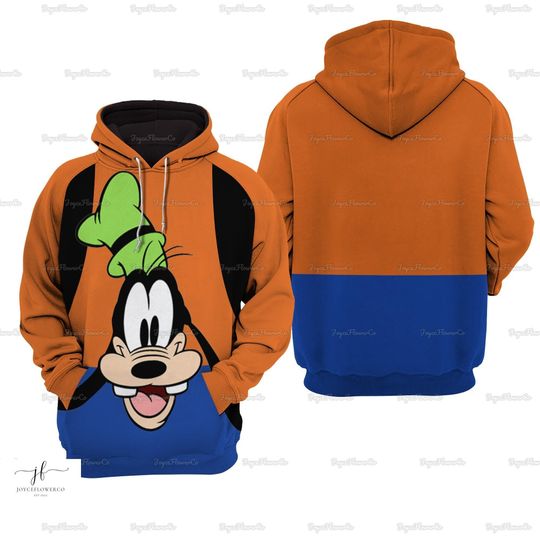 Discover Disney Goofy Dog Costume Hoodie, Mickey Mouse 3D Adult T-shirt Hoodie
