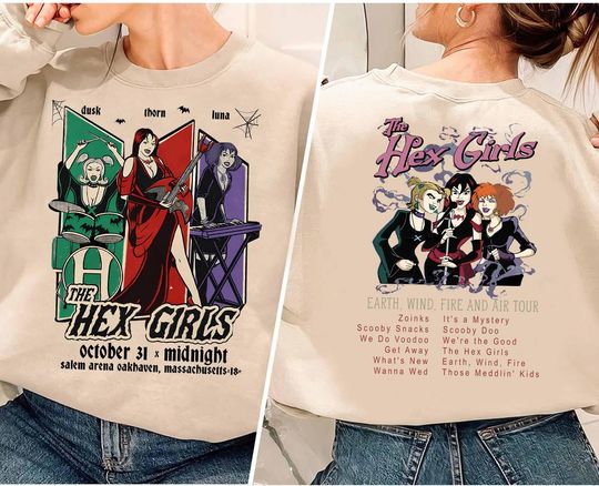 Discover The Hex Girls Tour Sweatshirt, The Hex Girls Rock Band Music Shirt, The Hex Girls Inspired Shirt, Hex Girls Concert Shirt, Hex Girls Tshirt