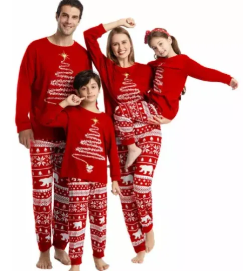 Discover Christmas Family Matching Outfits Polar Kids Pajamas Sets Xmas Pj's Clothes