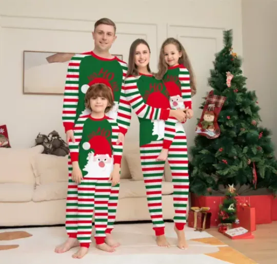 Discover Family Matching Christmas Pajamas Santa Claus Print Dad Mommy And Me Costume
