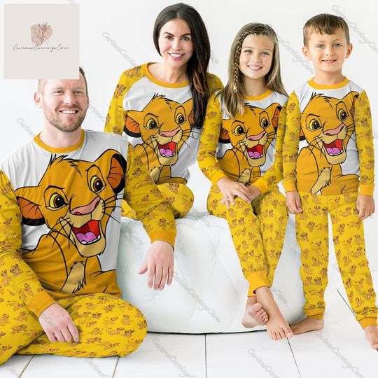Lion King Pajamas Family, Lion King Movie Pajamas Christmas, Disney Simba Matching Pajamas Set, Disneyworld Shirt, Disneyland Shirt