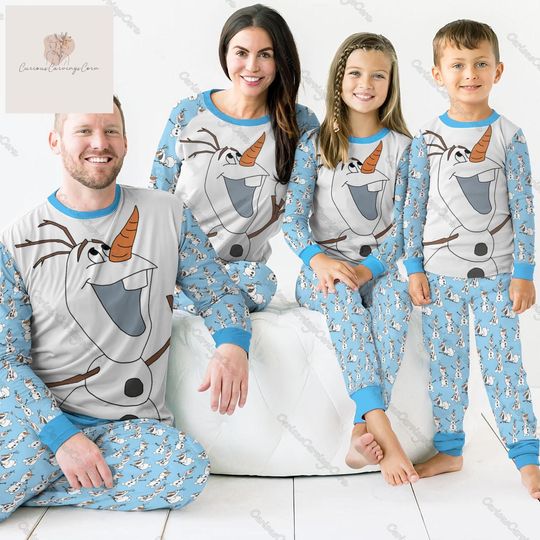Discover Olaf Snowman Pajamas Set, Disney Olaf Pajamas Family, Frozen Olaf Shirt, Frozen Pajamas Christmas, Disneyworld Shirt, Disneyland Shirt
