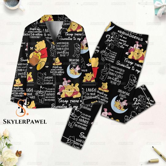 Discover Winnie The Pooh Pajamas Set, Winnie The Pooh Shirt, Pooh Pajamas, Disney Matching Pajamas, Pooh And Friends Shirt, Pooh Pajamas Family