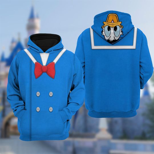 Discover Donald Duck Costume T-Shirt, Donald Duck 3D Costume Cosplay Hoodie