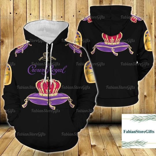 Discover Halloween Crown Royal 3D Hoodies, Crown Royal Whisky Shirt, Adult Hoodies