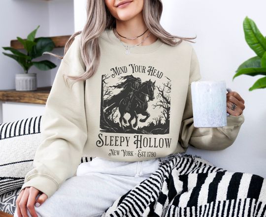 Sleepy Hollow Sweatshirt, Headless Horseman, Dark Academia, Booktok Merch