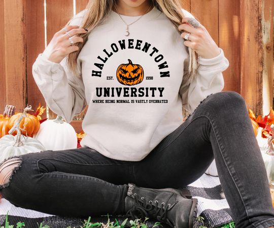 Discover Halloweentown University Sweatshirt, Halloween Shirt, Halloween Gift, Holiday Sweatshirt