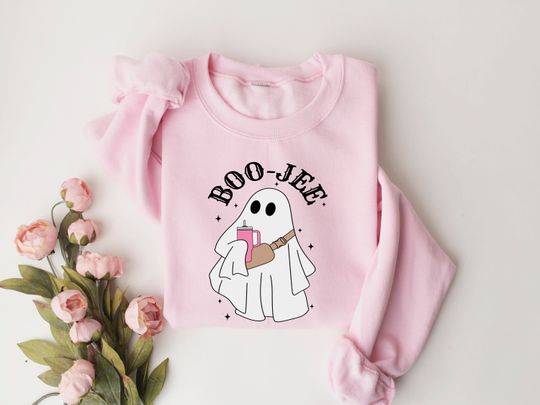 Halloween Ghost Sweatshirt, Boo Jee Shirt, Boo Shirt, Spooky Ghost Sweater