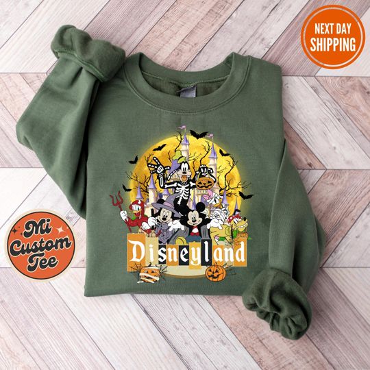 Mickey and Friends Disney Halloween Sweatshirt, Disney Halloween Kids Sweatshirt
