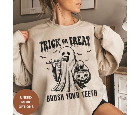 Discover Spooky Halloween Dental Squad T shirt Sweatshirt Gifts for men women