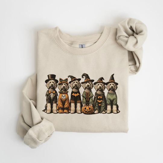 Goldendoodle Shirt Halloween Dog Shirt Dog Mama Sweatshirt Boo Sweatshirt