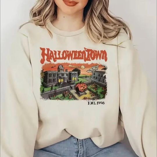 Discover Halloweentown 1998 Sweatshirt, Halloweentown University, Retro Halloweentown Sweatshirt