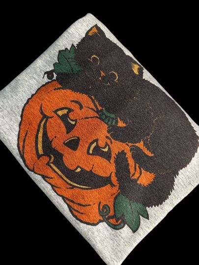 Discover SpookyHalloween movie characters/ Black cat/Halloween shirts/ Halloween Sweatshirts
