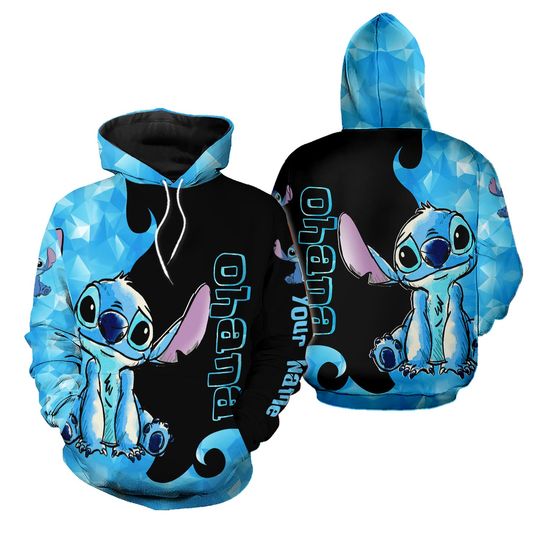 Personalized Stitch Ohana Hoodie And Leggings, Disney Stitch