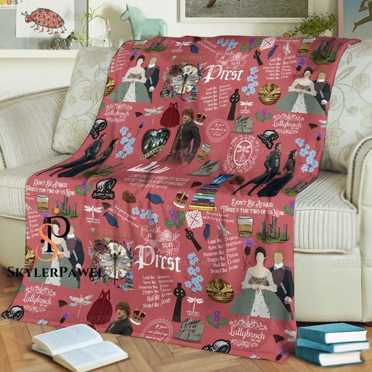 Discover Outlander Blanket, Lallybroch Blanket, Frasers Ridge Jamie Fraser Blanket, Sassenach Blanket, Claire Fraser Fraser Ridge Clan Blanket