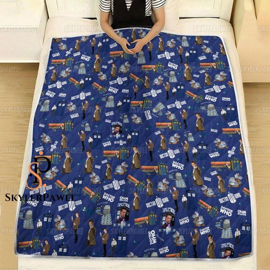 Discover Doctor Who Quilt, Dr Who Quilt, Tardis Doctor Who Quilt, Doctor Who Gift, Dr Who Movie Quilt, The Doctor Quilt, Gift For Him
