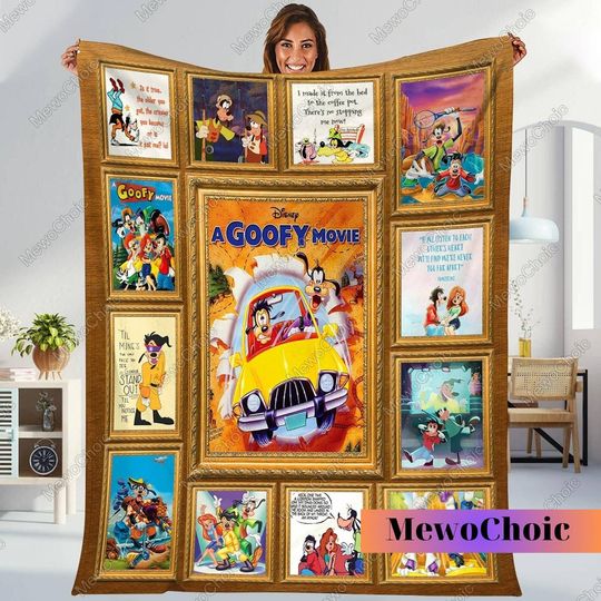 Discover Halloween A Goofy Movie Blanket, Goofy Max Cartoon Blanket, Goofy Dog Fleece Blanket, Disneyland Halloween, Disney Goofy Adult Blanket