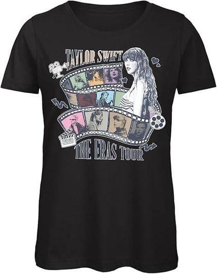 Discover Eras Tour T-Shirt | Taylor Inspired Merch | Taylor Eras T-shirt | Perfect Gift for Her, Sister, Girlfriend | Relaxed Fit T-Shirt
