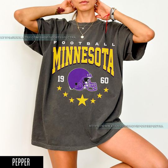 Discover Minnesota Football Vintage Style Comfort Colors Shirt, intage Comfort Colors Vikes Shirt,Vintage Minnesota Crewneck,Minnesota Fan Gift