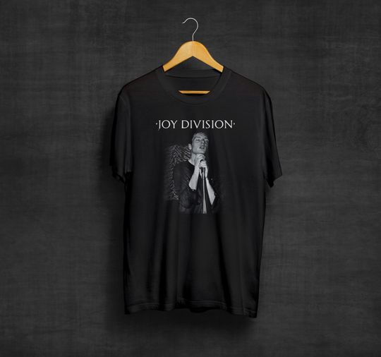 Ian Curtis Joy Division Black T-Shirt | Post-Punk | Rock | Band Shirts