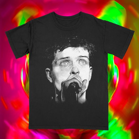 Ian Curtis Joy Division Band Shirt | Retro-Inspired Ian Curtis Tee | Iconic Post-Punk Music Merch