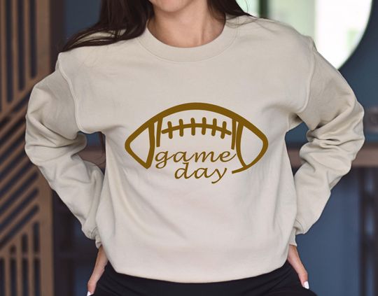 Discover Game Day Sweatshirt, Game Day Hoodie, Retro Game Day Sweatshirt, Football Game Day Sweatshirt, Football Season Sweatshirt, Sports Lover Gift