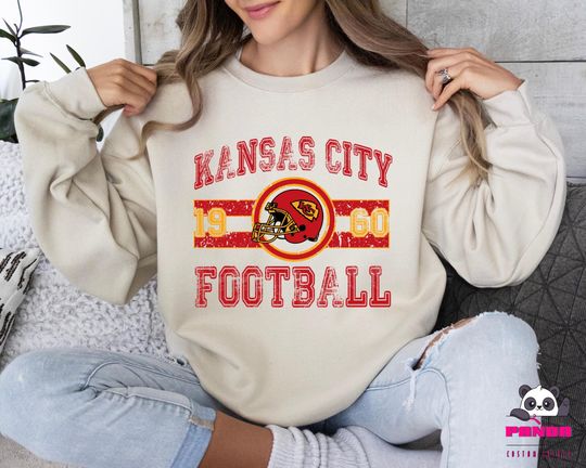 Discover Kansas City Football Apparel Sweatshirt, Match Days Sweatshirt, Kansas Game Day Sweatshirt, Football Crewneck, Sports Fans Gift